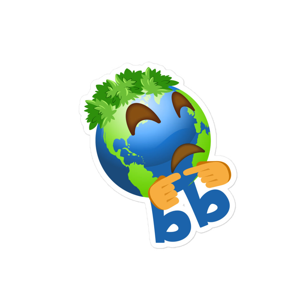 Earthbb Bubble-free sticker - Emojibb