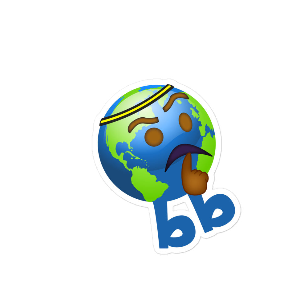 Earthbb Bubble-free sticker - Emojibb