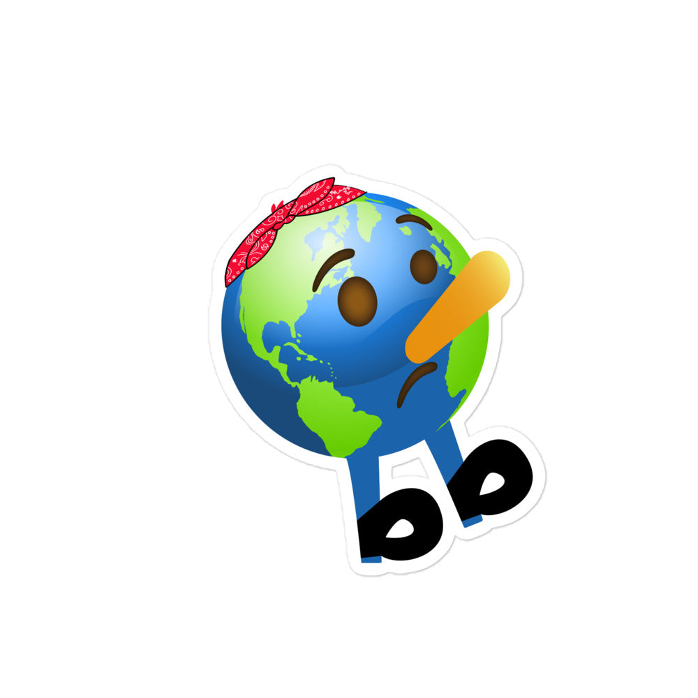 Earthbb Bubble-free sticker - Emojibb