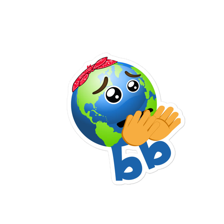 Earthbb Bubble-free sticker - Emojibb