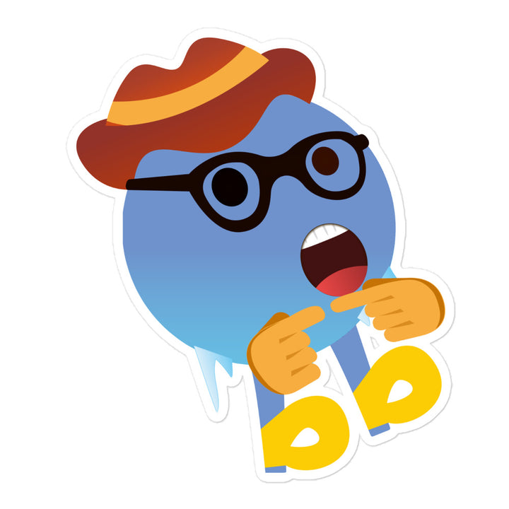 Earthbb Bubble-free sticker - Emojibb