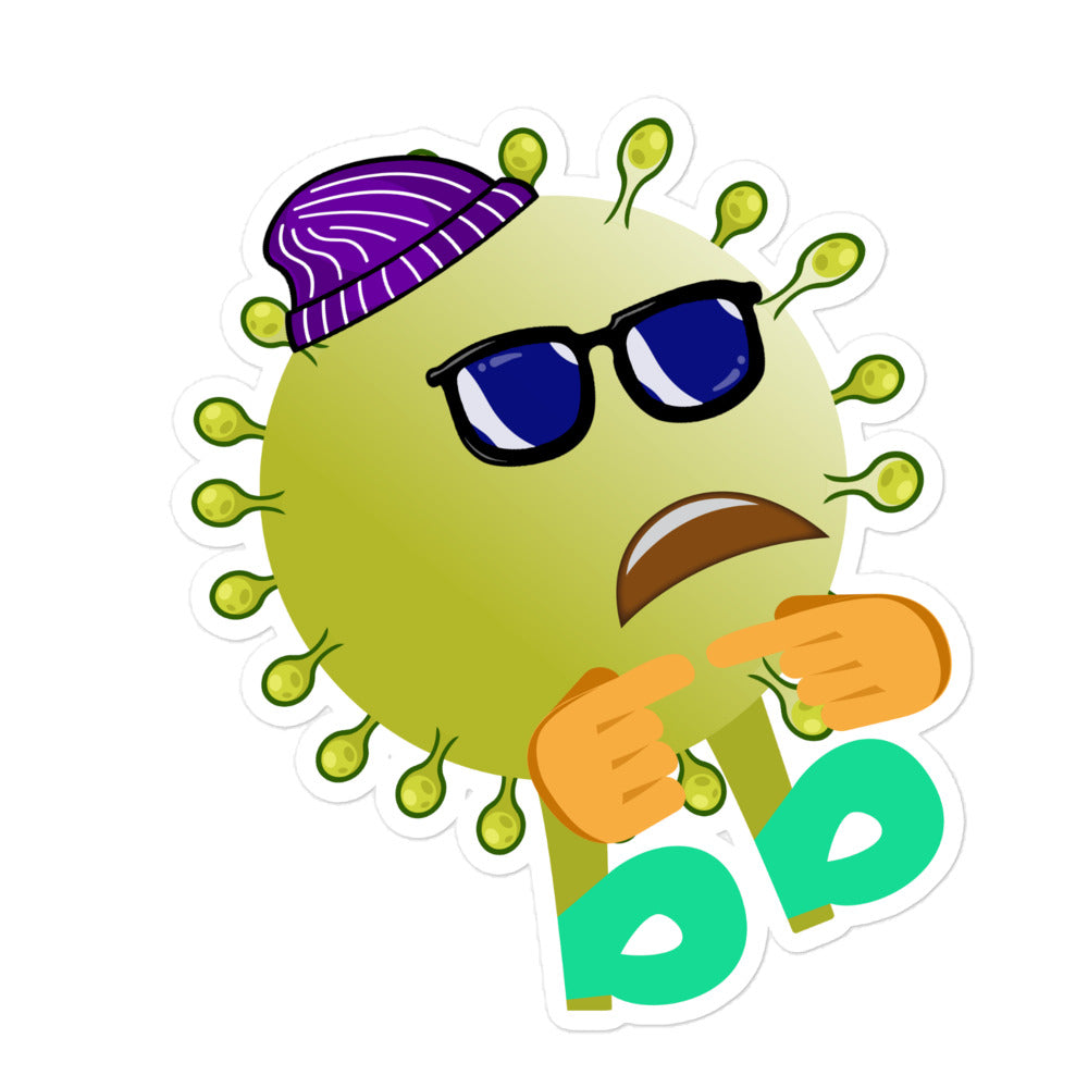 Virusbb Bubble-free sticker - Emojibb