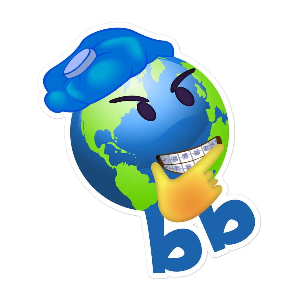 Earthbb Bubble-free sticker - Emojibb