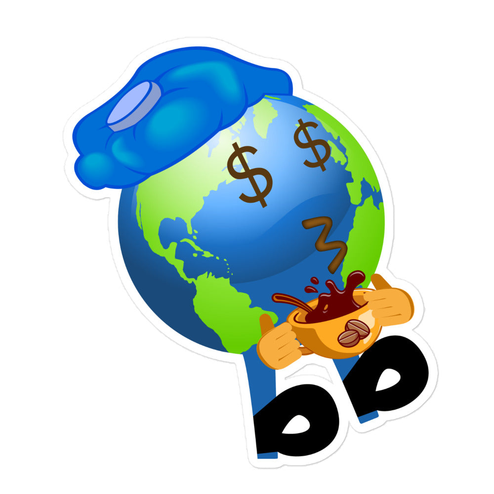 Earthbb Bubble-free sticker - Emojibb