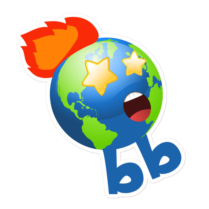 Earthbb Bubble-free sticker - Emojibb