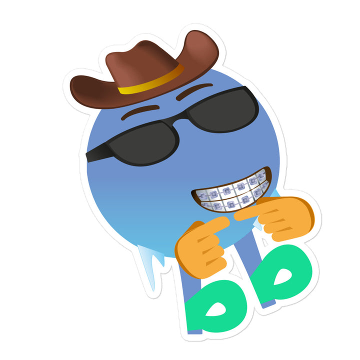 Earthbb Bubble-free sticker - Emojibb