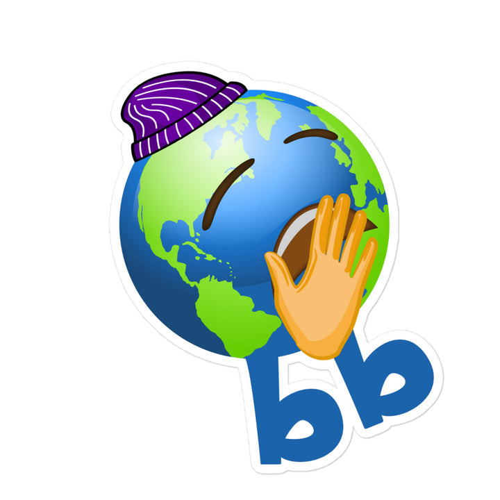 Earthbb Bubble-free sticker - Emojibb