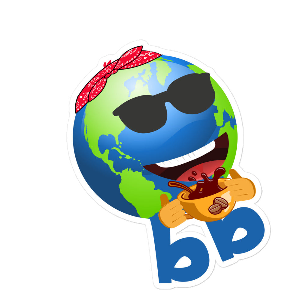 Earthbb Bubble-free sticker - Emojibb