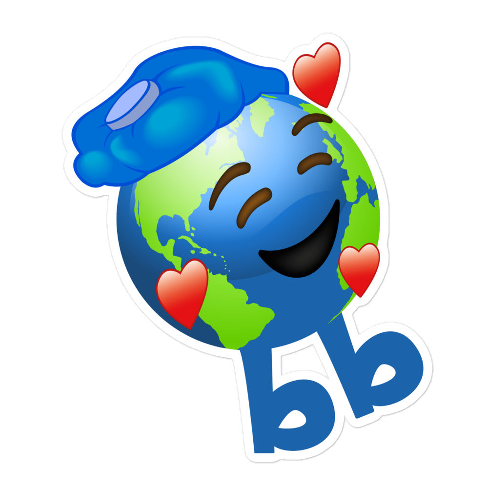 Earthbb Bubble-free sticker - Emojibb