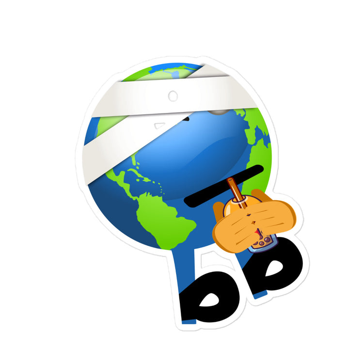 Earthbb Bubble-free sticker - Emojibb
