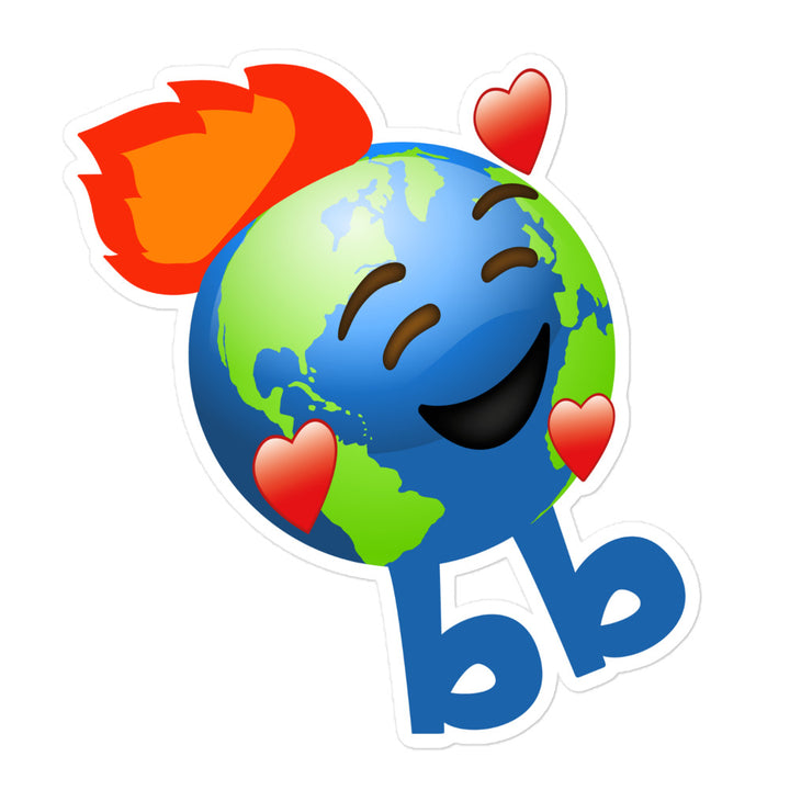 Earthbb Bubble-free sticker - Emojibb