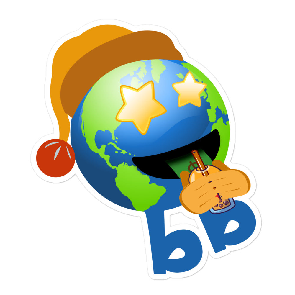 Earthbb Bubble-free sticker - Emojibb