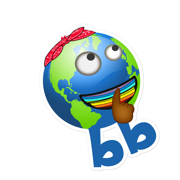 Earthbb Bubble-free sticker - Emojibb