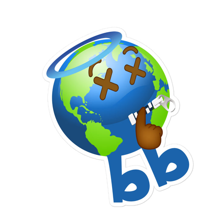 Earthbb Bubble-free sticker - Emojibb