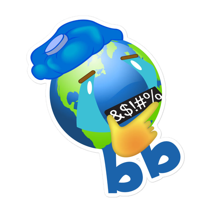 Earthbb Bubble-free sticker - Emojibb