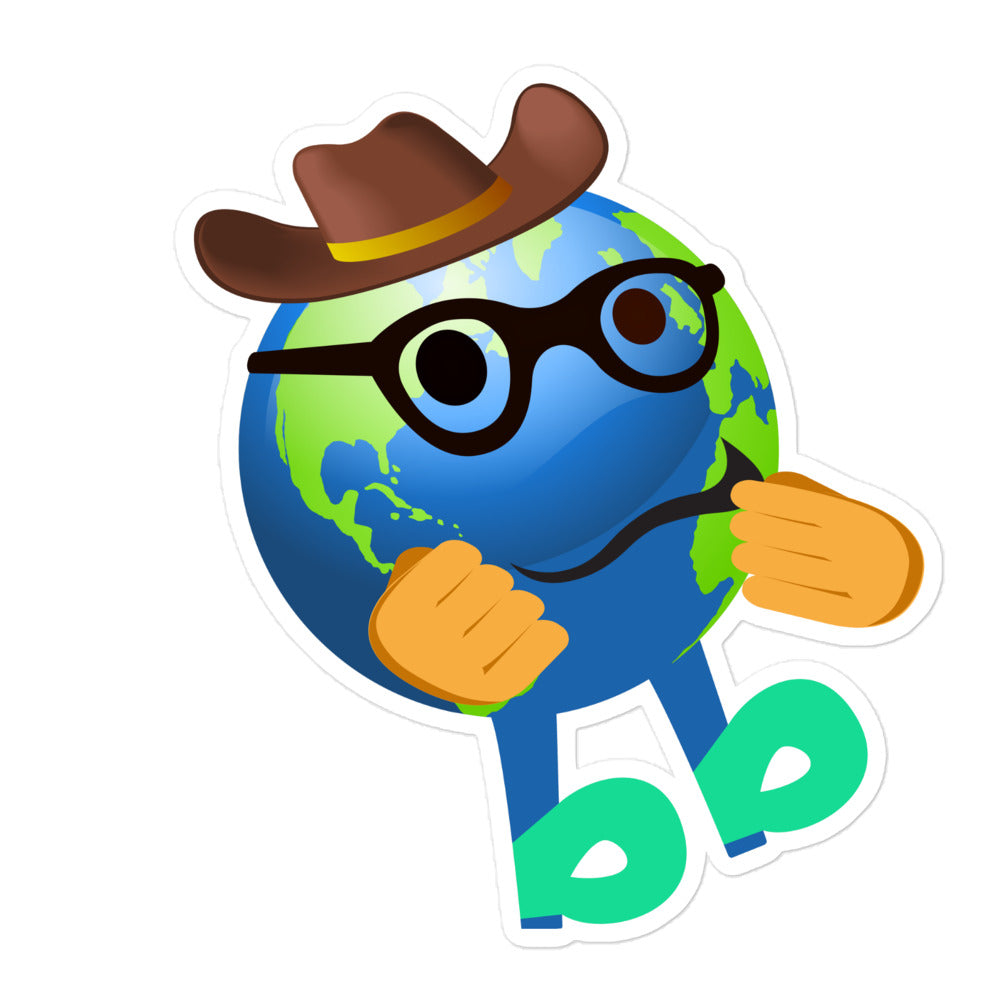 Earthbb Bubble-free sticker - Emojibb