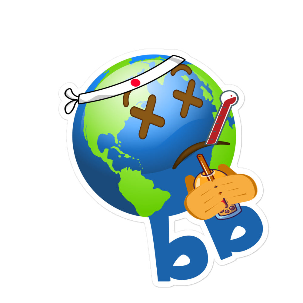 Earthbb Bubble-free sticker - Emojibb