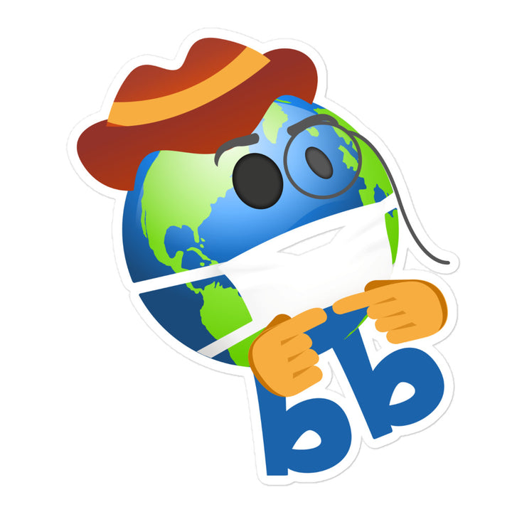 Earthbb Bubble-free sticker - Emojibb