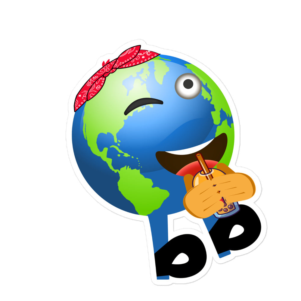 Earthbb Bubble-free sticker - Emojibb