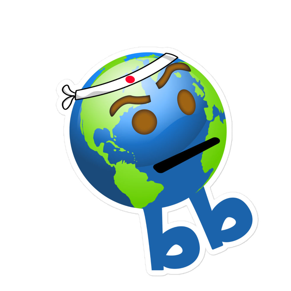 Earthbb Bubble-free sticker - Emojibb