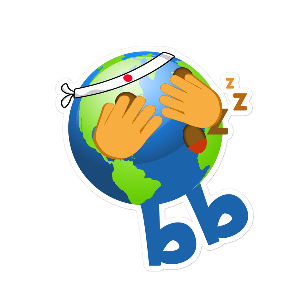 Earthbb Bubble-free sticker - Emojibb