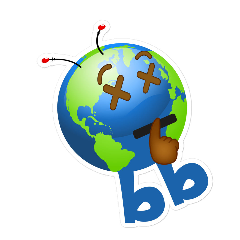 Earthbb Bubble-free sticker - Emojibb