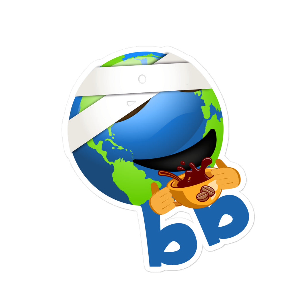 Earthbb Bubble-free sticker - Emojibb