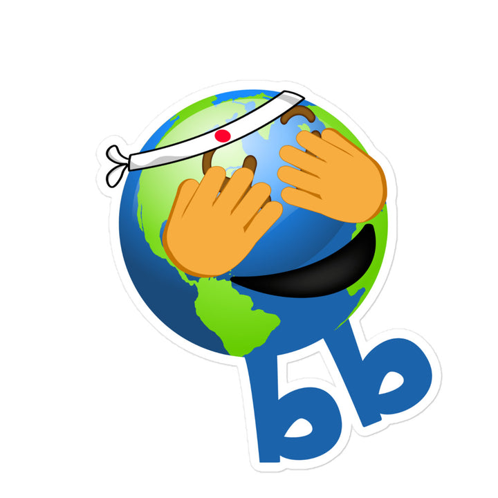 Earthbb Bubble-free sticker - Emojibb