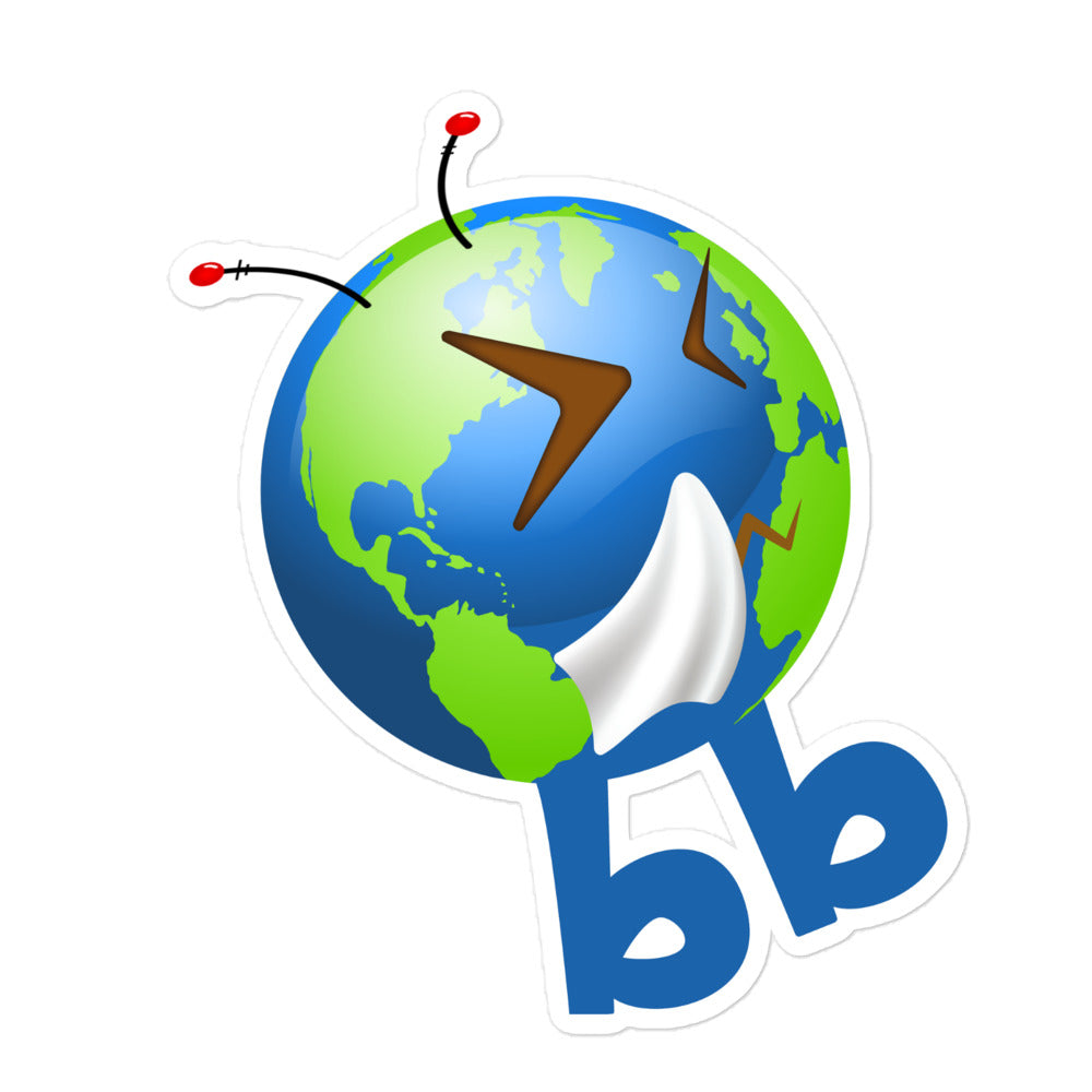 Earthbb Bubble-free sticker - Emojibb