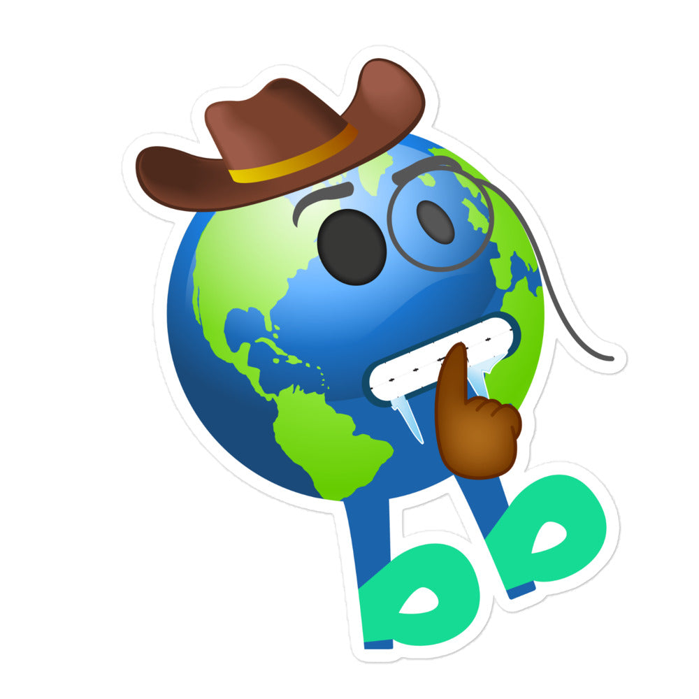 Earthbb Bubble-free sticker - Emojibb