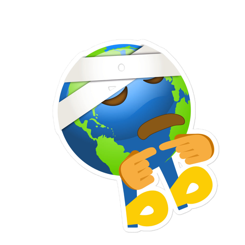 Earthbb Bubble-free sticker - Emojibb