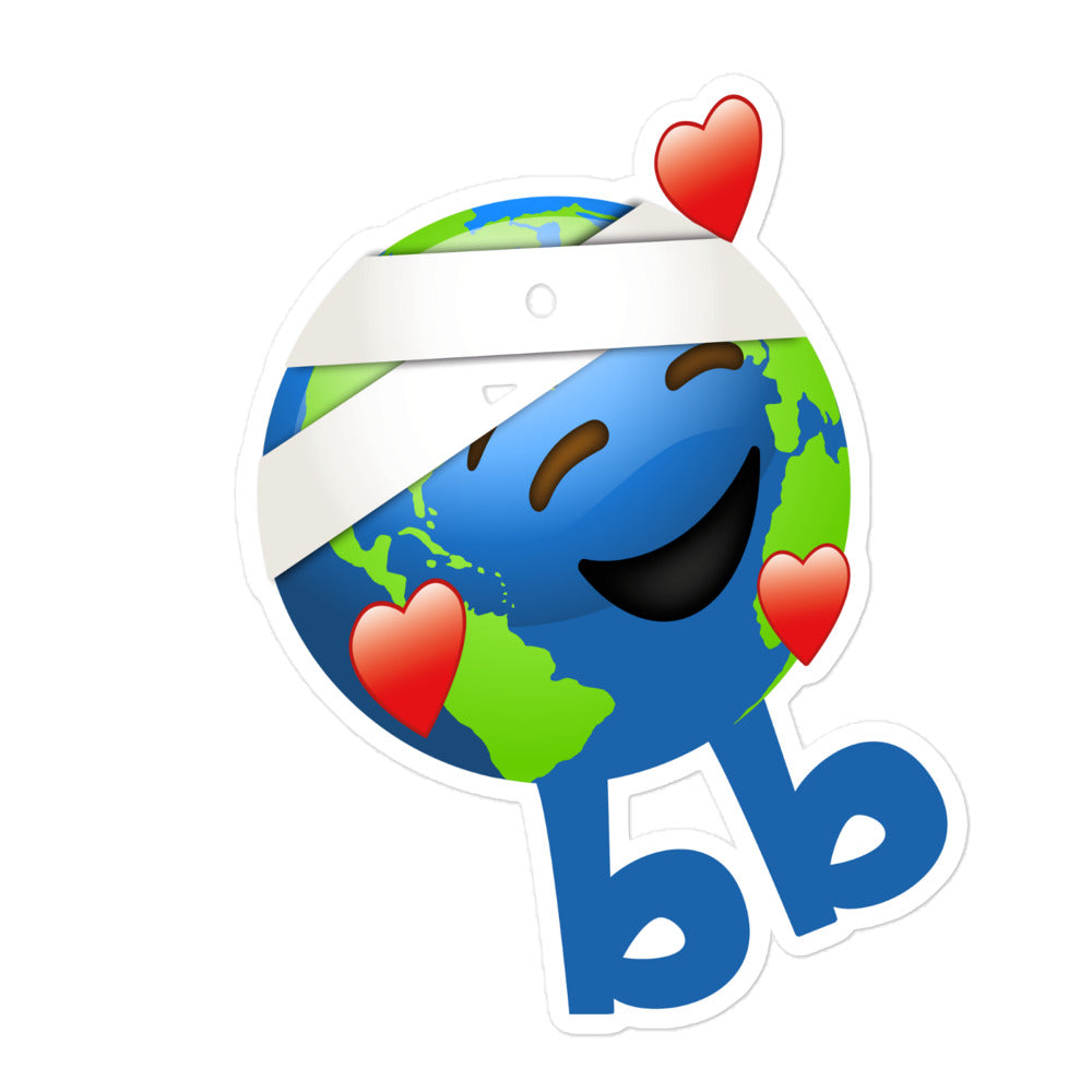 Earthbb Bubble-free sticker - Emojibb