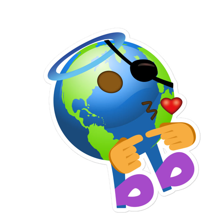 Earthbb Bubble-free sticker - Emojibb