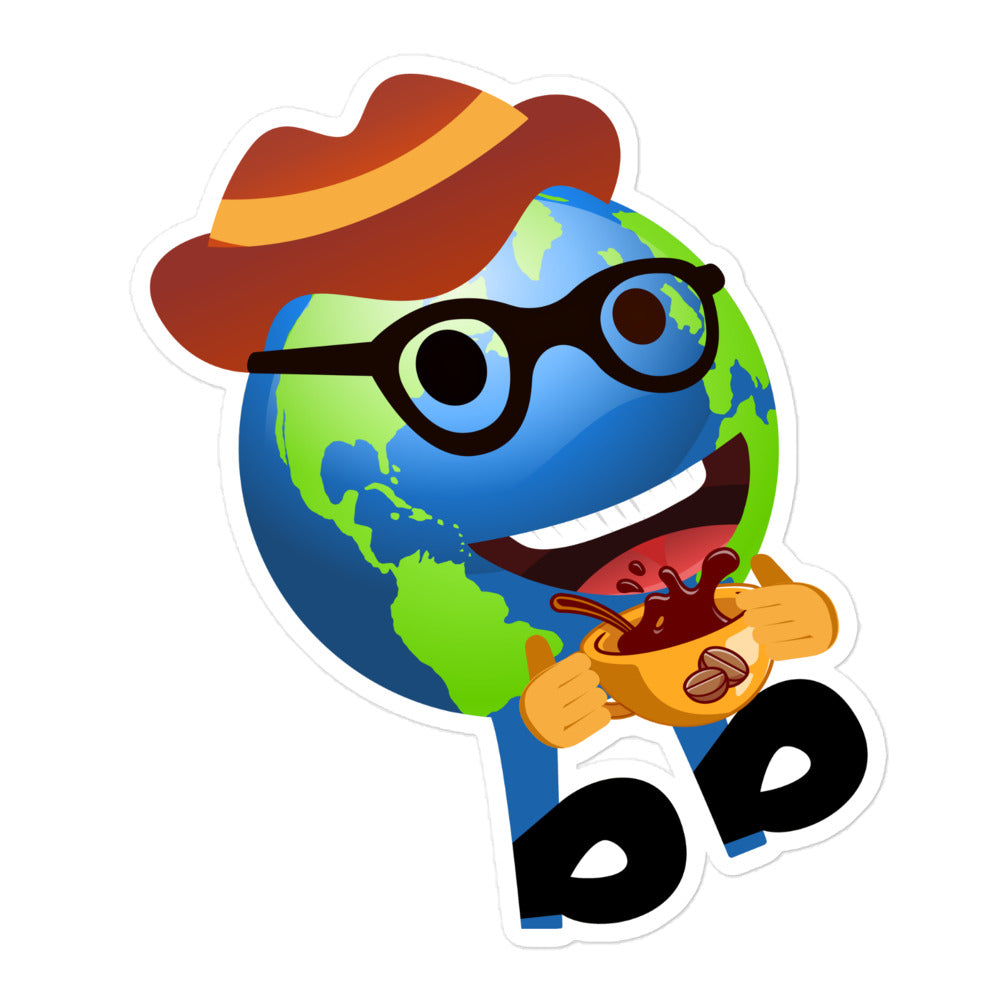 Earthbb Bubble-free sticker - Emojibb