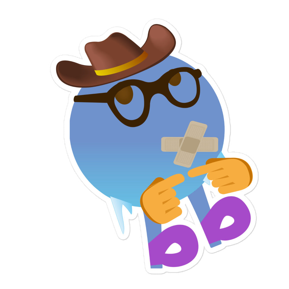 Earthbb Bubble-free sticker - Emojibb