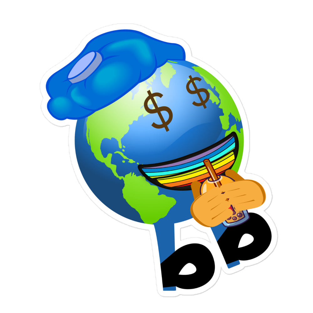 Earthbb Bubble-free sticker - Emojibb