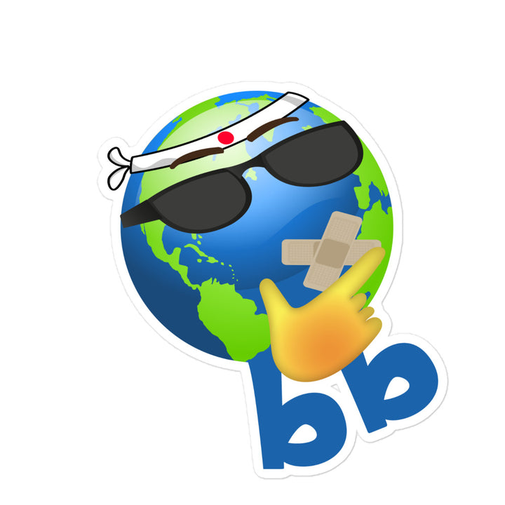 Earthbb Bubble-free sticker - Emojibb