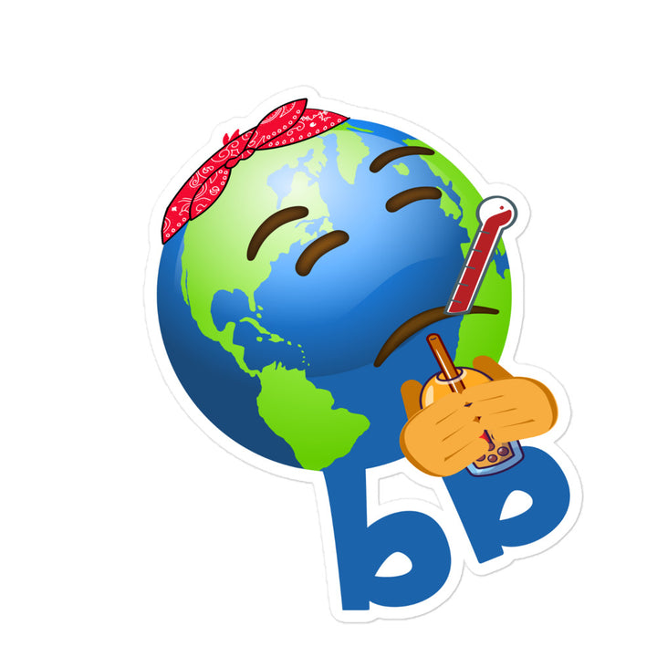 Earthbb Bubble-free sticker - Emojibb