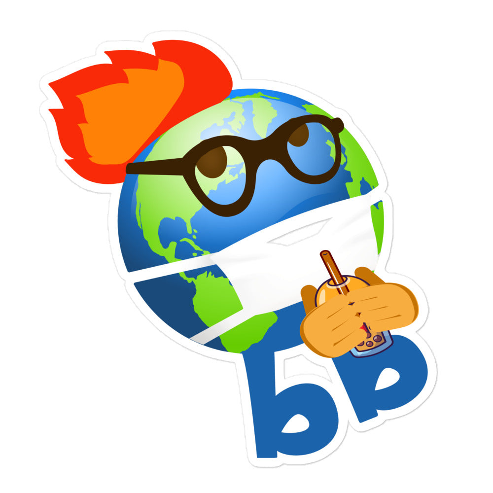 Earthbb Bubble-free sticker - Emojibb