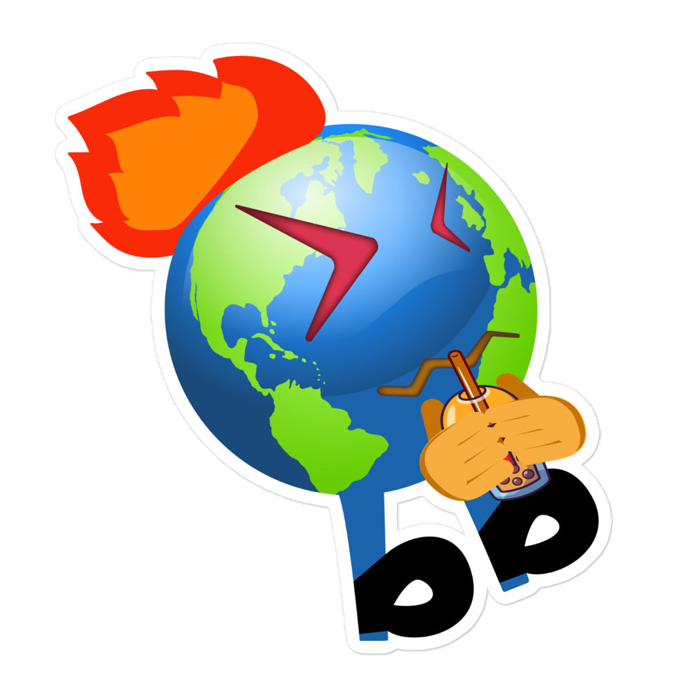 Earthbb Bubble-free sticker - Emojibb