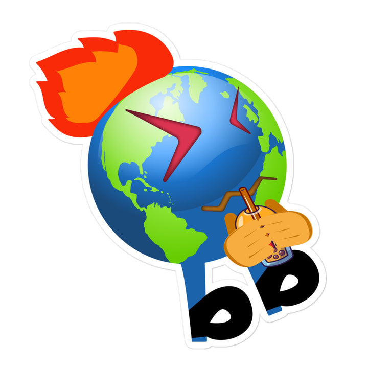Earthbb Bubble-free sticker - Emojibb