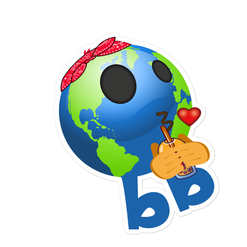 Earthbb Bubble-free sticker - Emojibb
