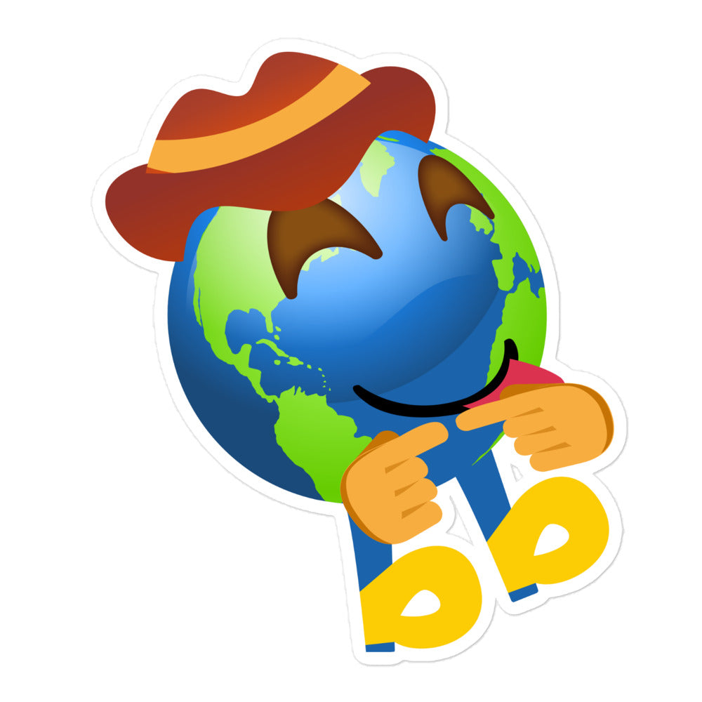 Earthbb Bubble-free sticker - Emojibb