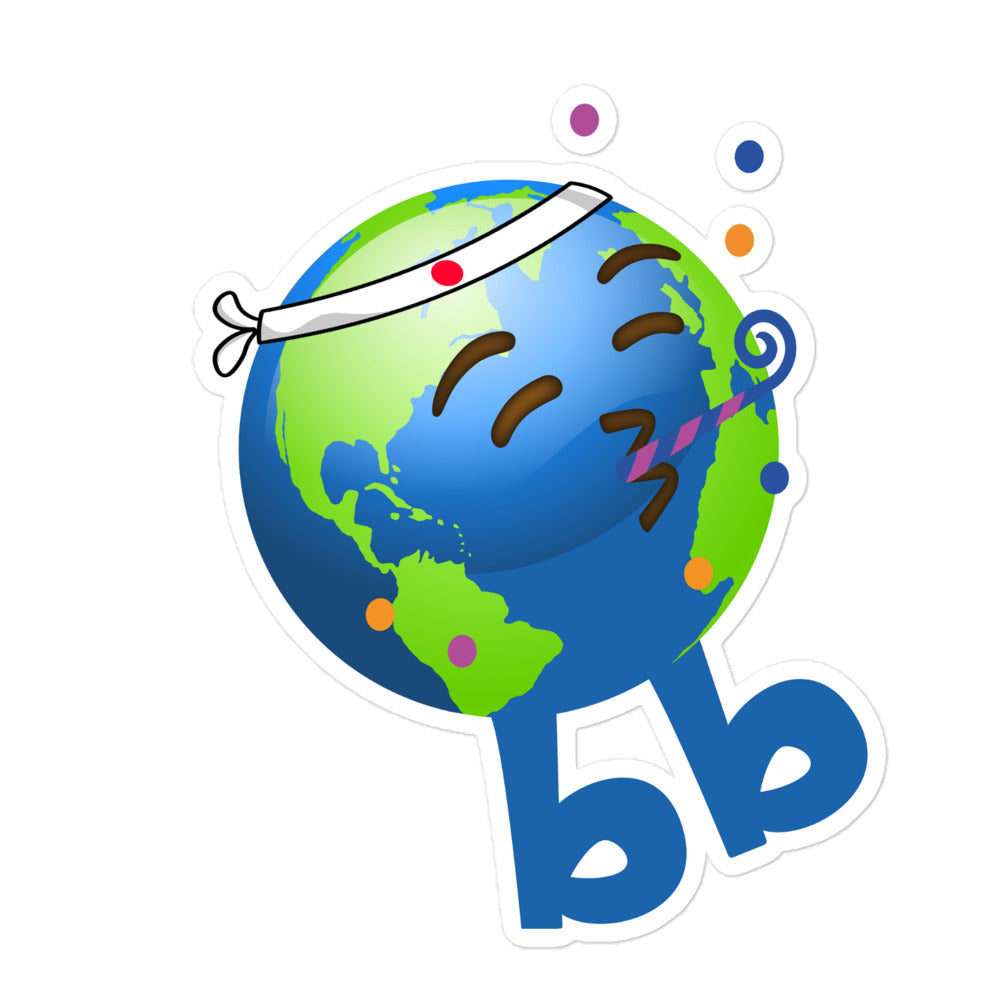 Earthbb Bubble-free sticker - Emojibb