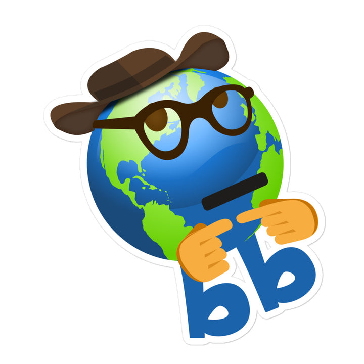 Earthbb Bubble-free sticker - Emojibb