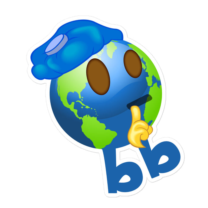 Earthbb Bubble-free sticker - Emojibb