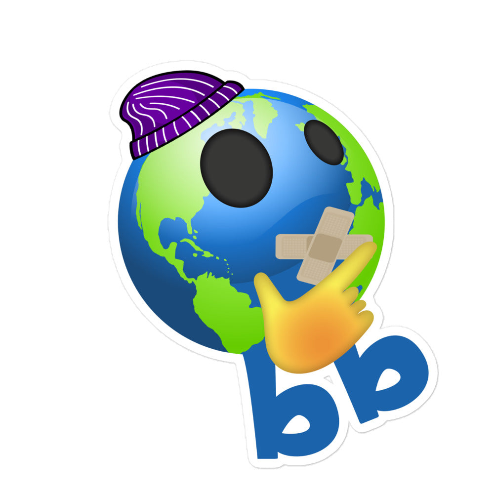 Earthbb Bubble-free sticker - Emojibb