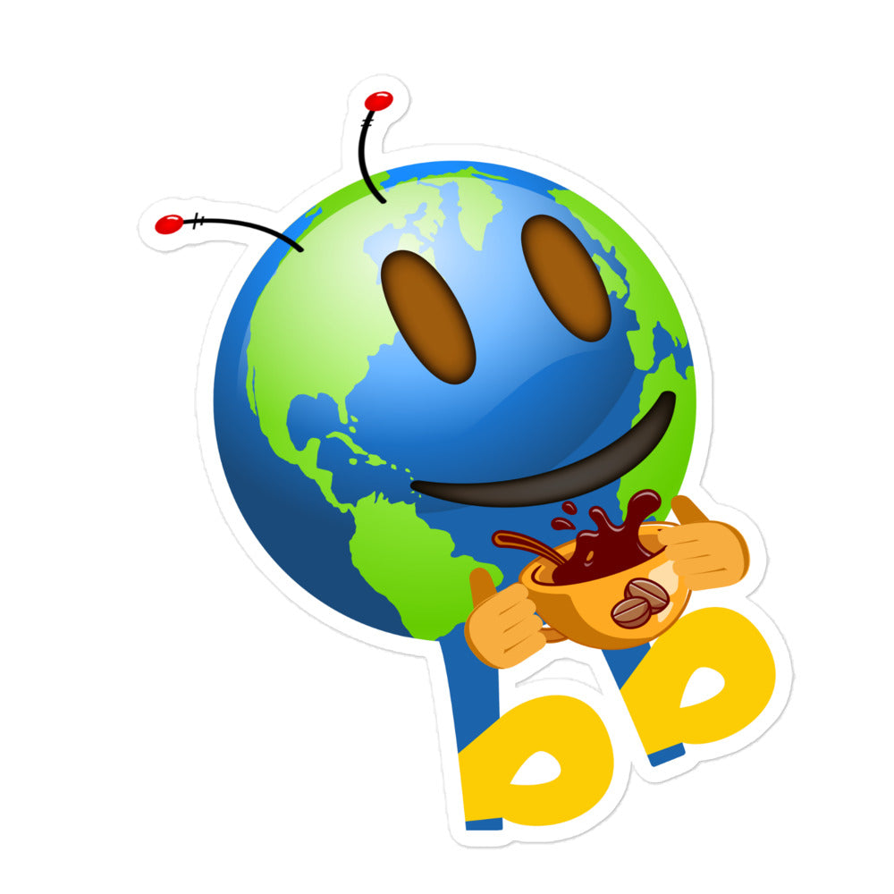 Earthbb Bubble-free sticker - Emojibb