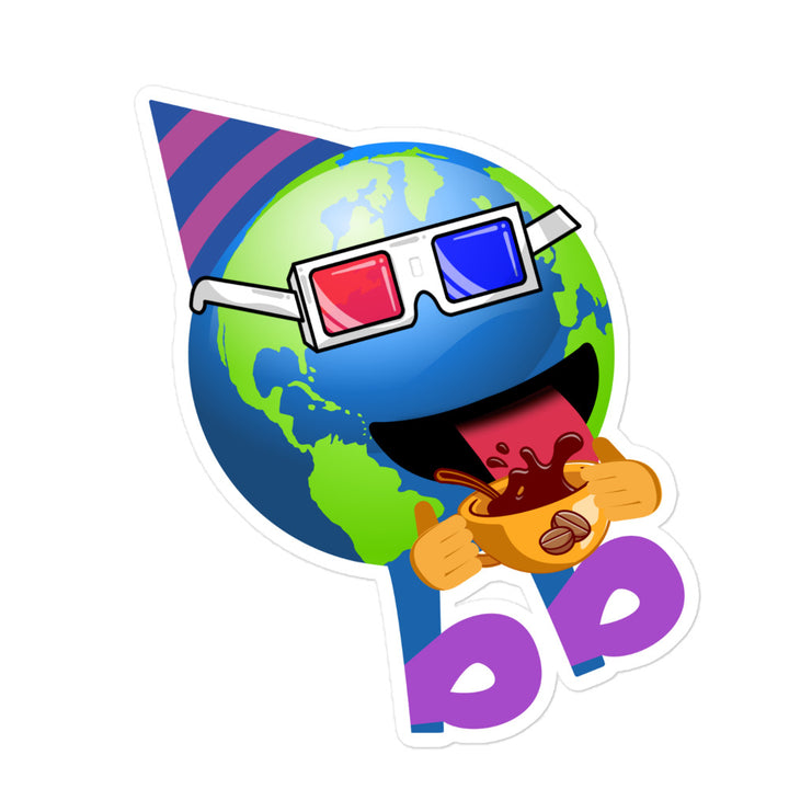Earthbb Bubble-free sticker - Emojibb