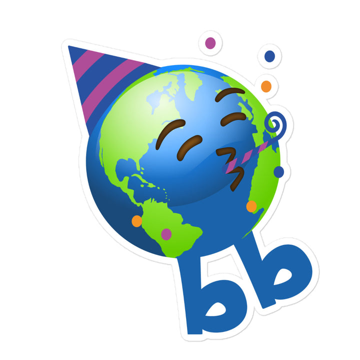 Earthbb Bubble-free sticker - Emojibb